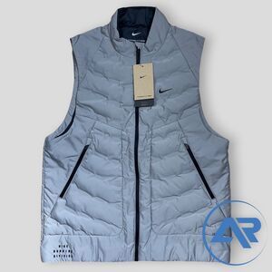 Nike Therma-Fit ADV Reflective Silver Running Vest FZ1131-035 Men’s Size M